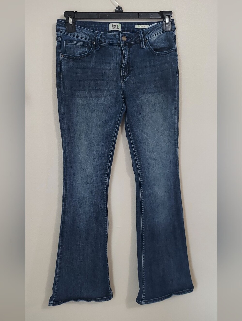 Dark Blue Flare Jeans for Women - Stretch Comfort